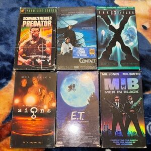 Vintage VHS Action Movie Lot